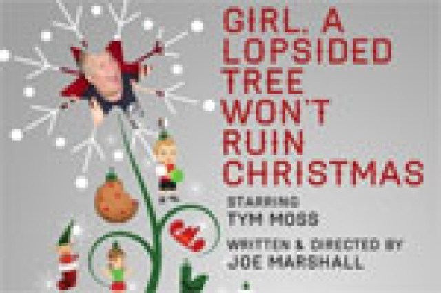 girl a lopsided tree wont ruin christmas logo 6334