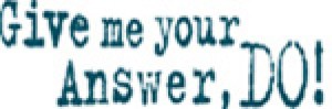 Give Me Your Answer, Do!