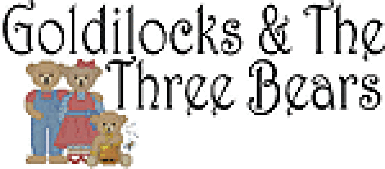 goldilocks the three bears logo 3438