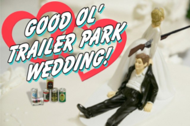 good ol trailer park wedding logo 32464