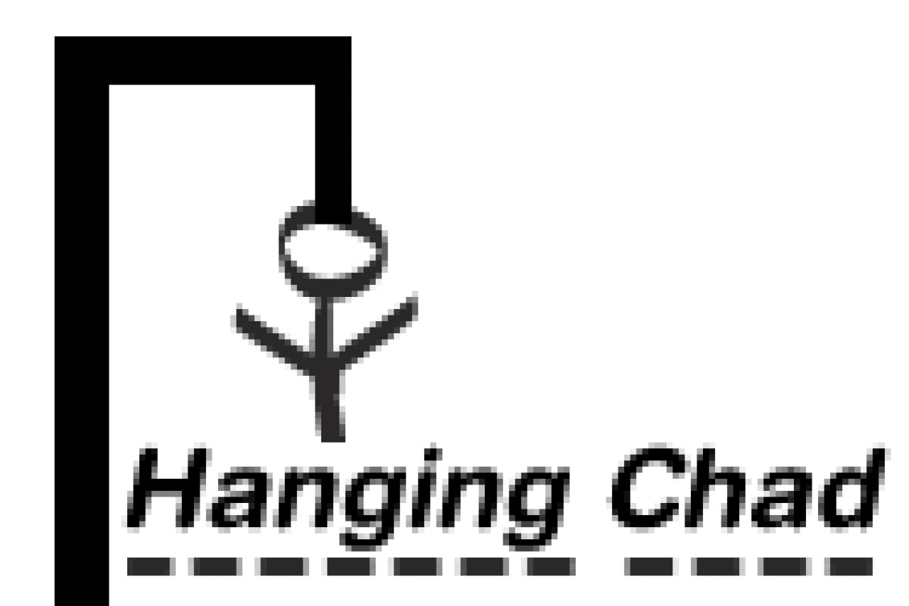hanging chad logo 2987