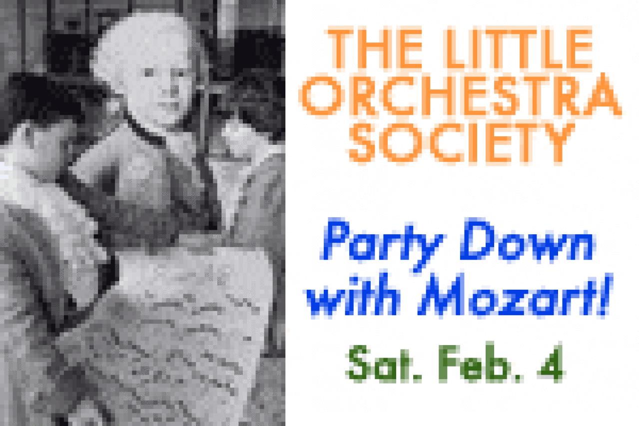 happy concerts for young people party down with mozart the little orchestra society logo Broadway shows and tickets