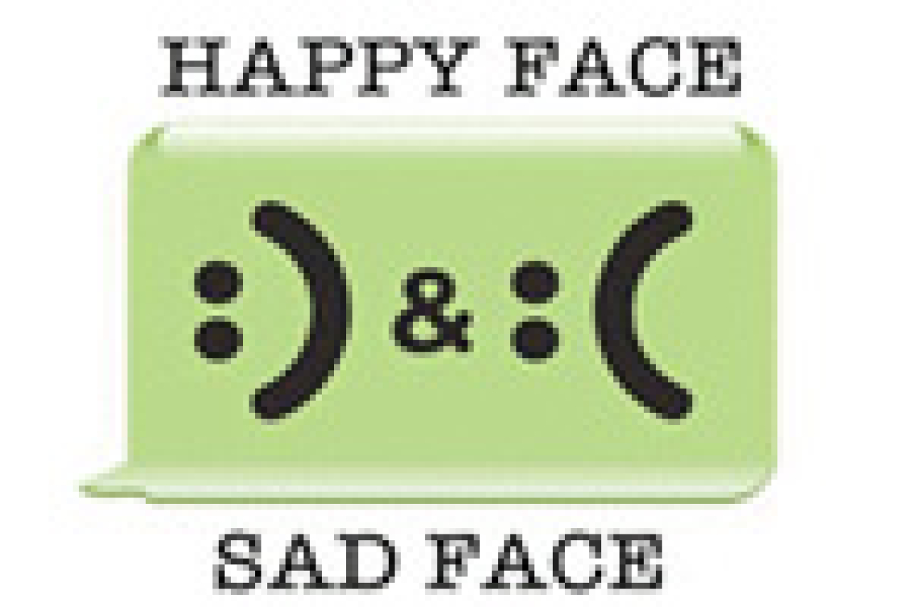 happy face sad face logo 5406