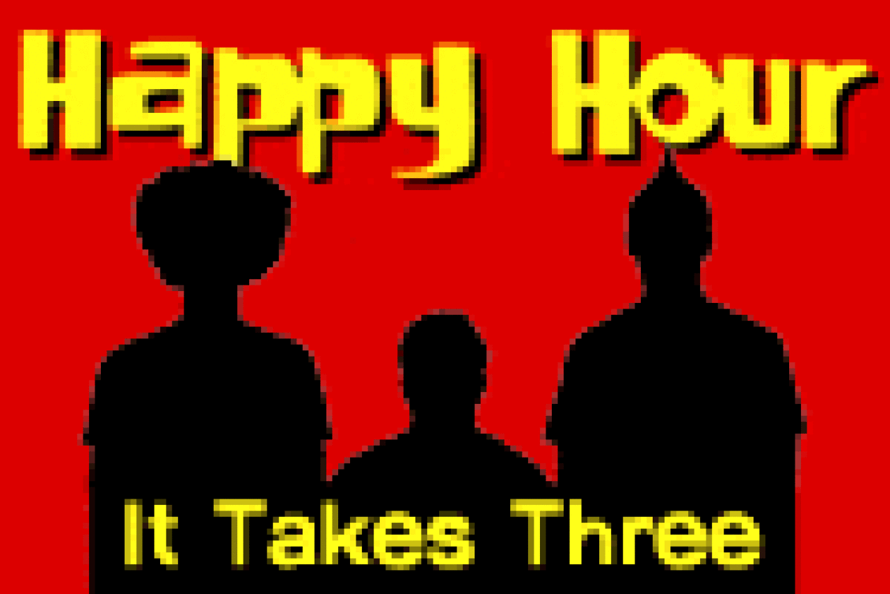 happy hour it takes three logo 3357
