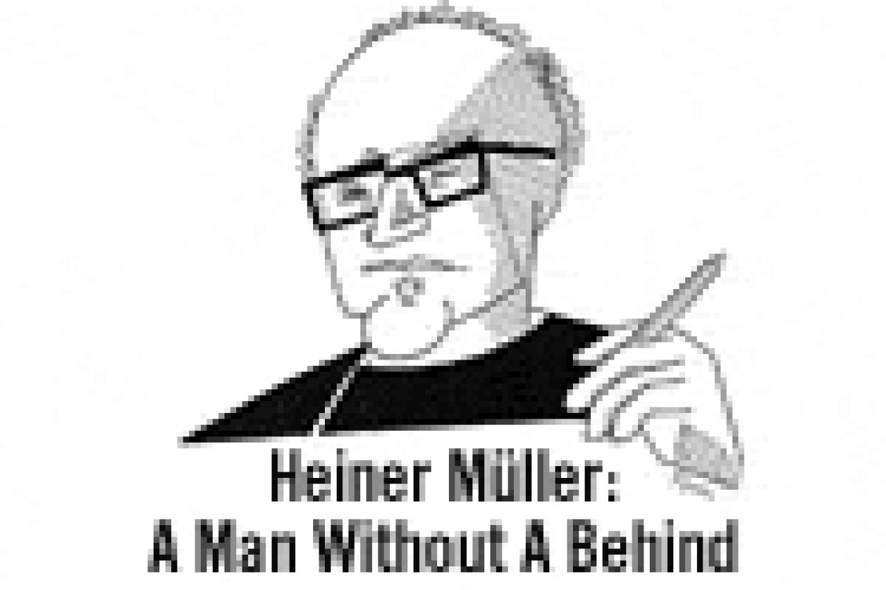 heiner muumlller a man without a behind logo 28427