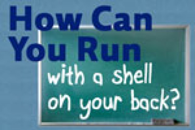 how can you run with a shell on your back logo 20942
