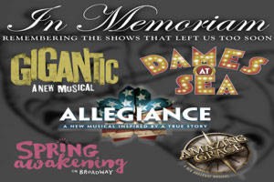 In Memoriam: Remembering Amazing Grace, Spring Awakening, and More