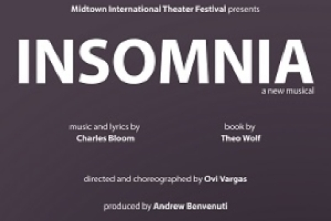insomnia a new musical logo Broadway shows and tickets