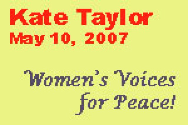 kate taylor celebrates mothers peace day logo 25753