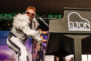 Kenny Metcalf as Elton  and The Early Years Band
