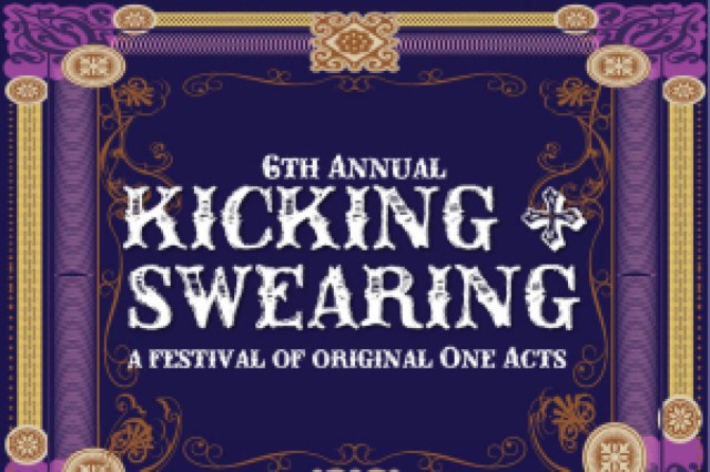 kicking swearing oneact festival logo 89545