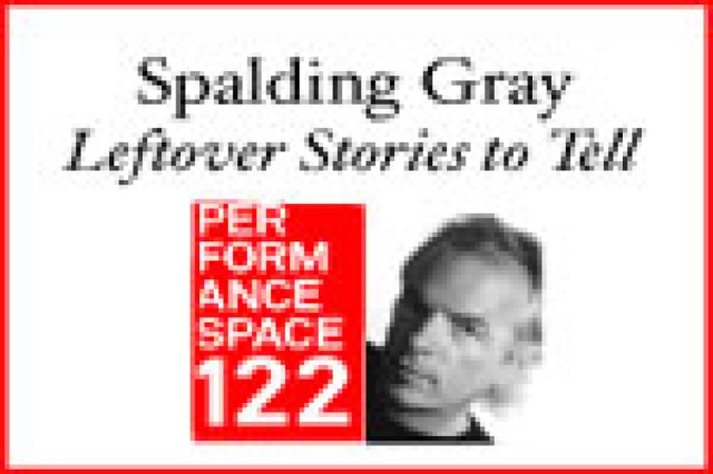 leftover stories to tell a tribute to spalding gray logo 28424