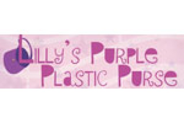 lillys purple plastic purse logo 9720