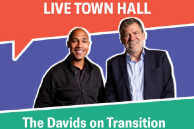live town hall the davids on transition logo 92359