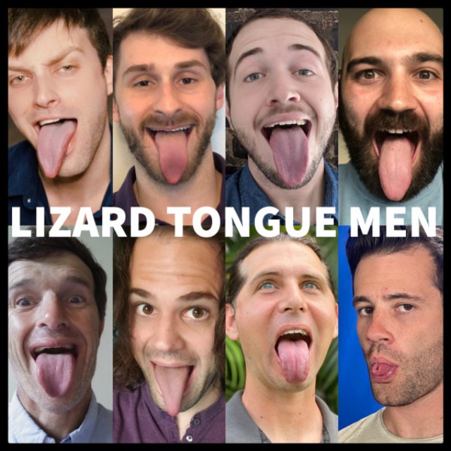 lizard tongue men logo 92238