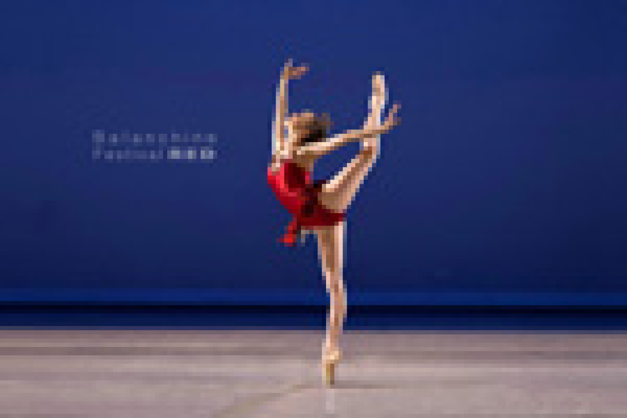 los angeles ballets balanchine festival red logo 7494