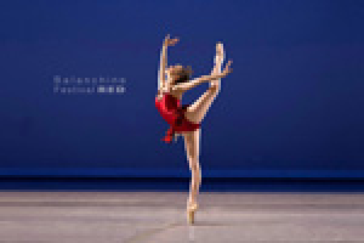 los angeles ballets balanchine festival red logo 7498