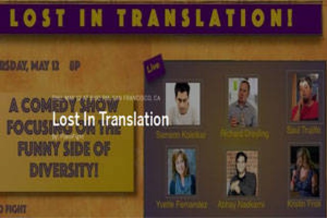 lost in translation live standup comedy show logo 57603