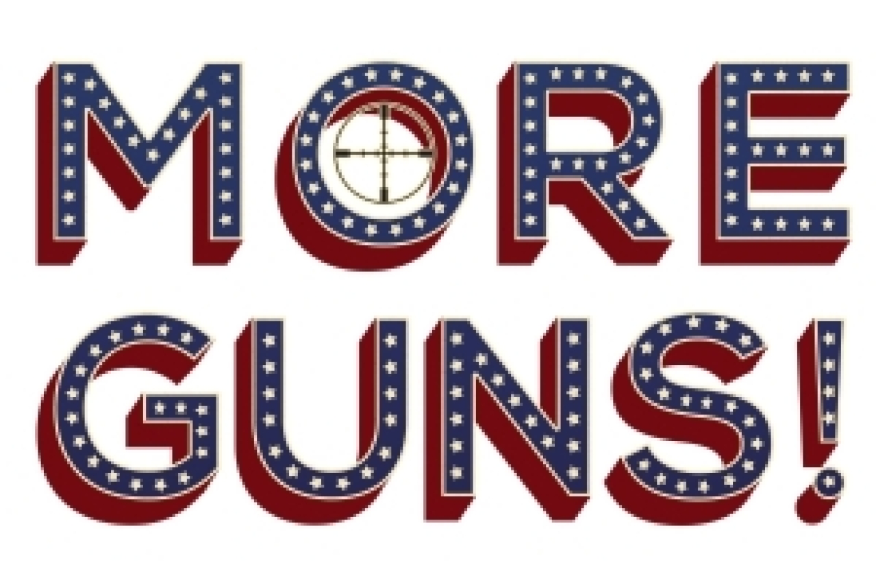 more guns a musical comedy about the nra logo 90479