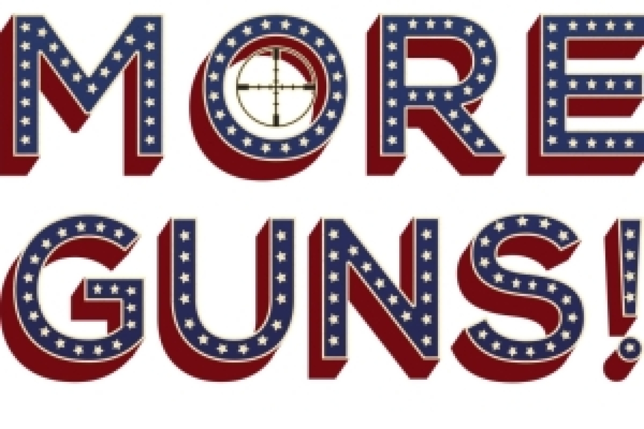 more guns a musical comedy about the nra logo 90544