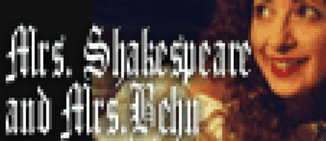 mrs shakespeare and mrs behn logo 1758 1