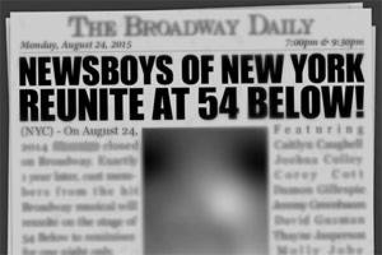 newsboys of new york reunite logo 49209