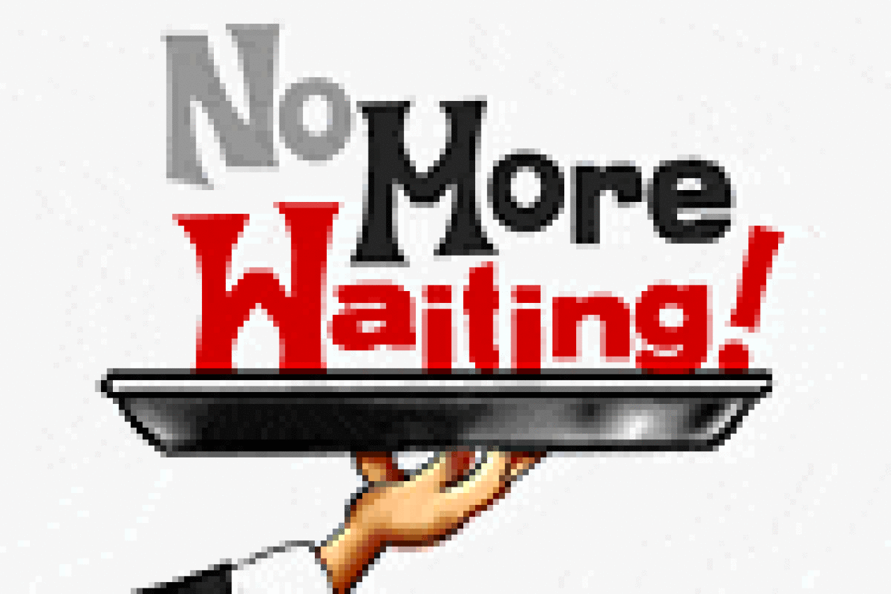 no more waiting logo 29472