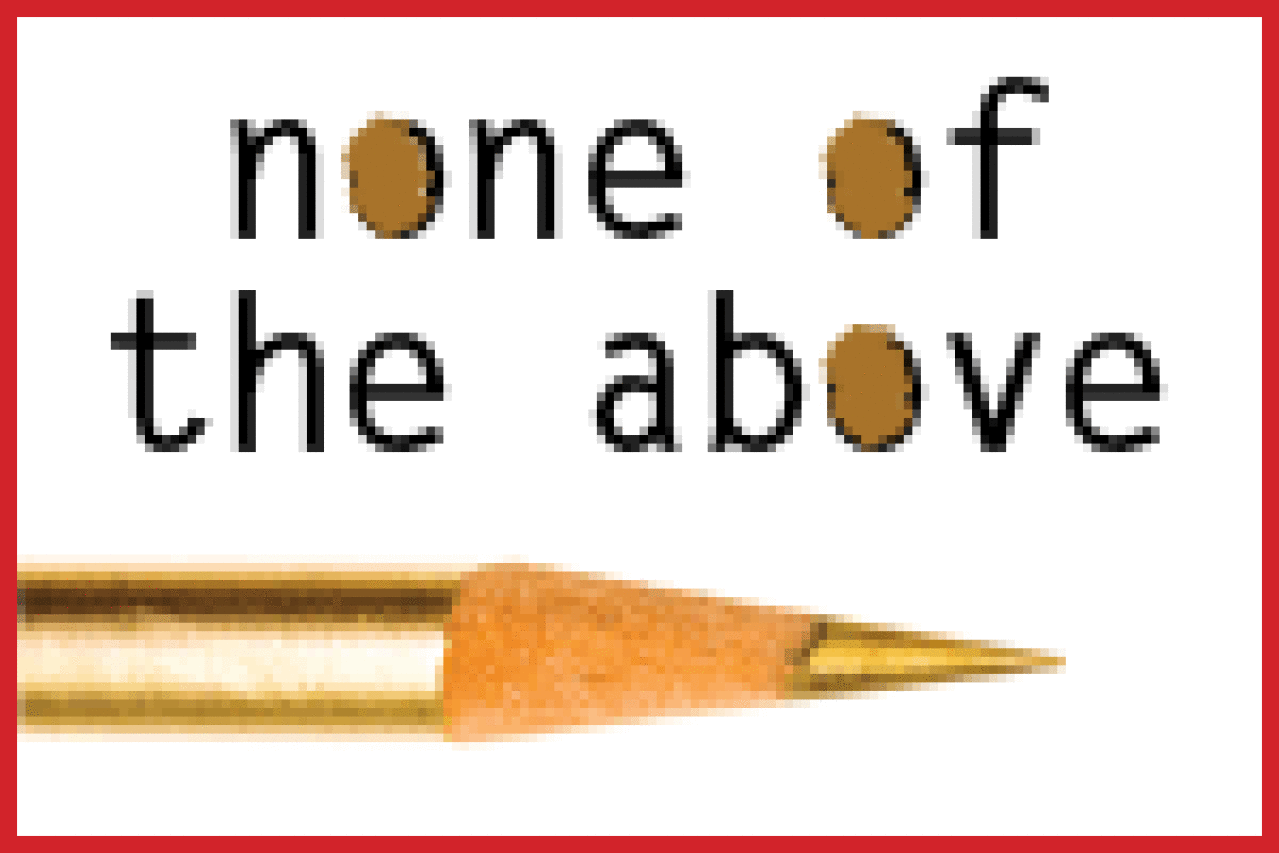 none of the above logo 24636