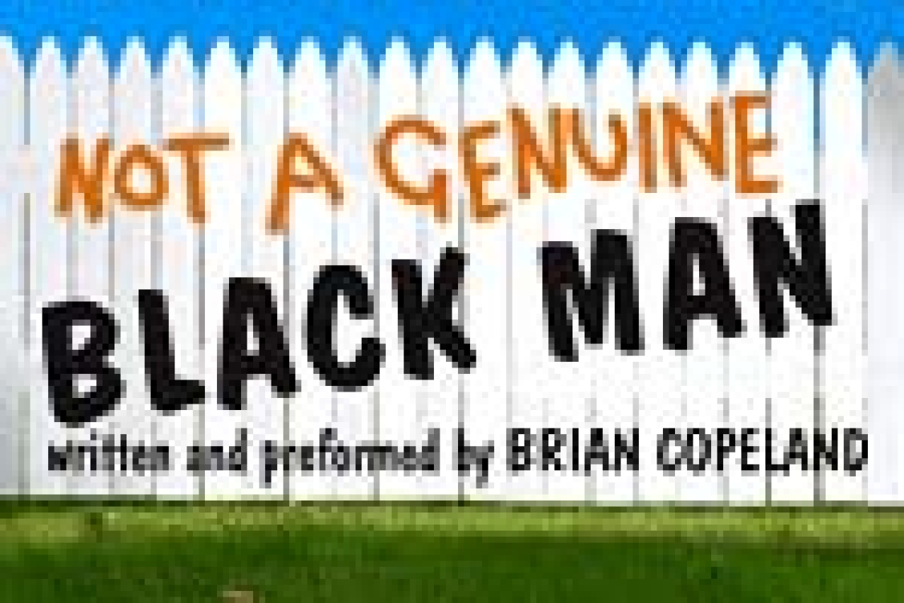 not a genuine black man logo Broadway shows and tickets