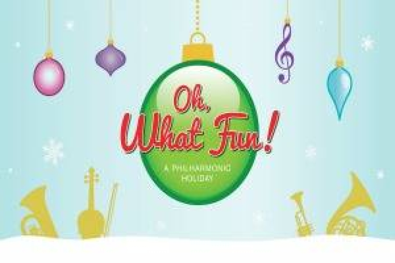 oh what fun a philharmonic holiday logo Broadway shows and tickets