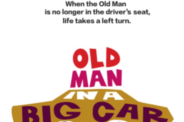 old man in a big car logo 61775