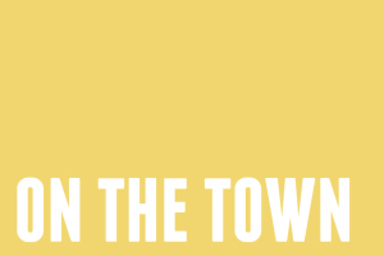 on the town logo 42015
