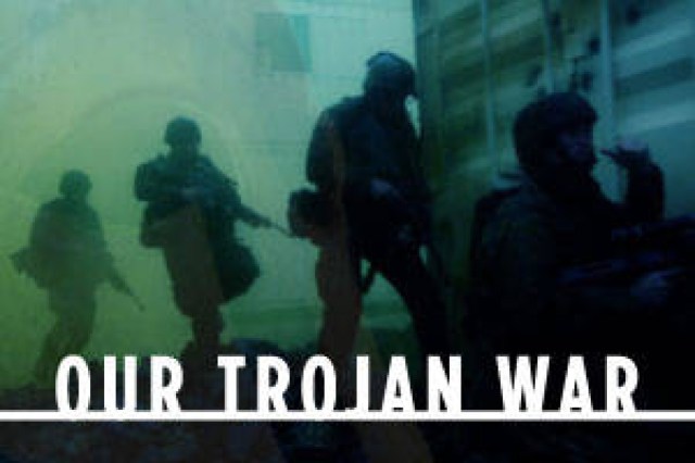our trojan war logo 65661