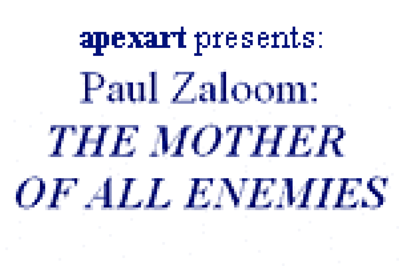 paul zaloom the mother of all enemies logo 28272
