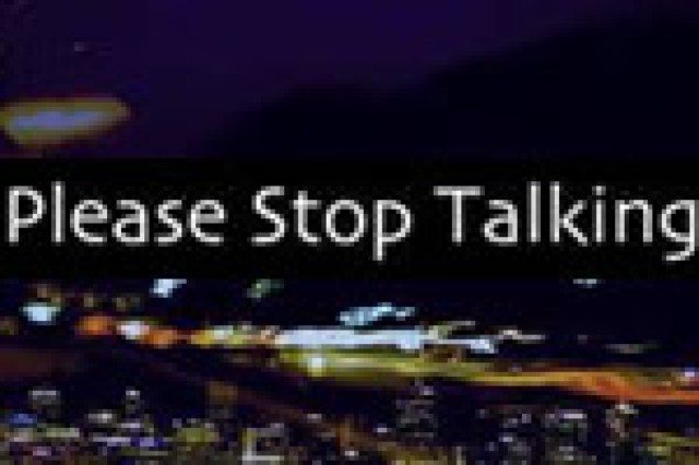 please stop talking logo 28815