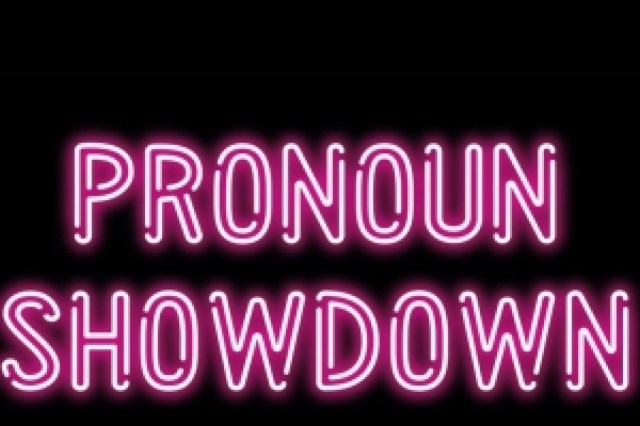 pronoun showdown logo 87539