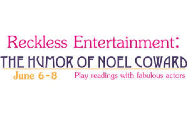 reckless entertainment the humor of noel coward logo 38549 1