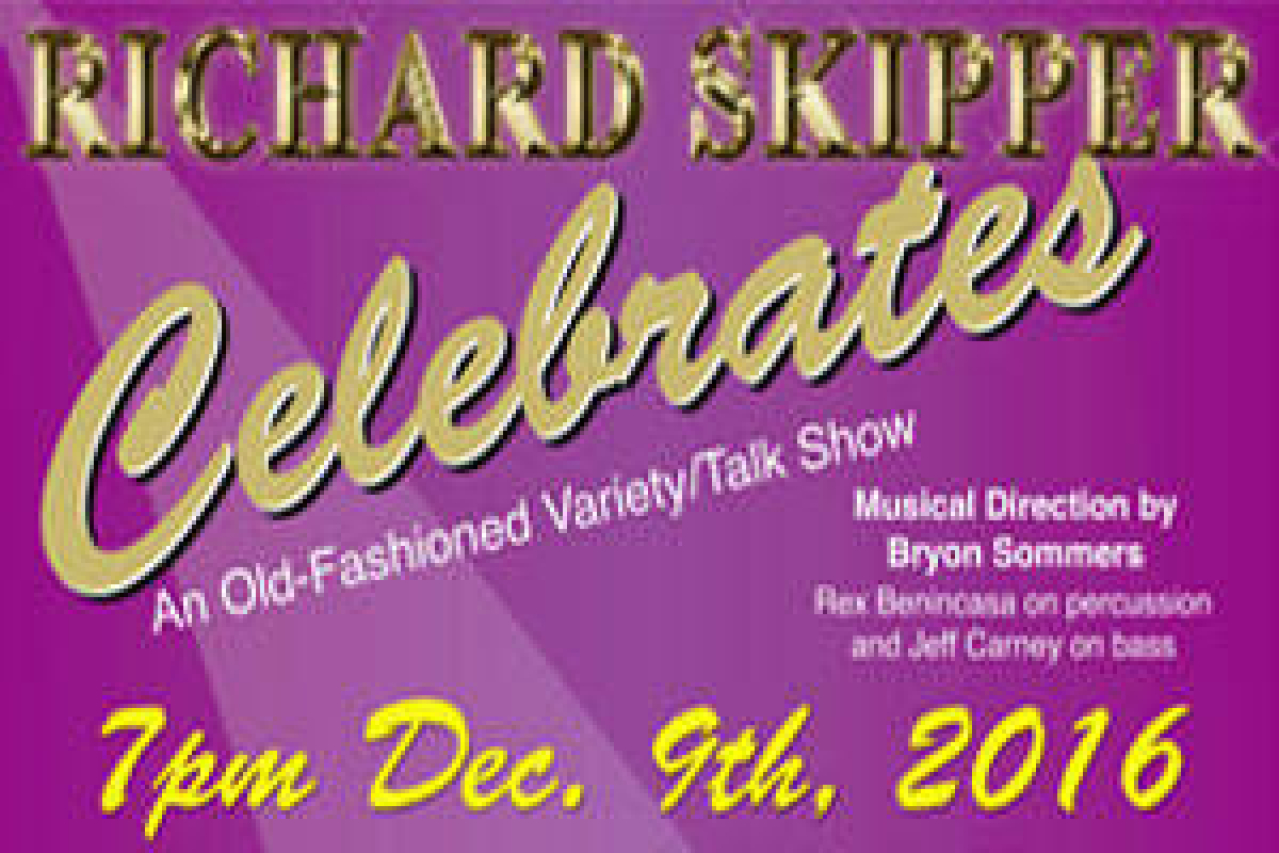 richard skipper celebrates with an oldfashioned varietytalk show logo 63354