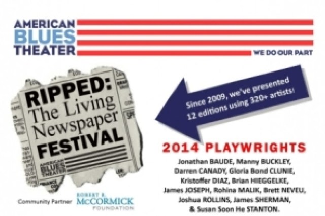 ripped the living newspaper festival logo 37754