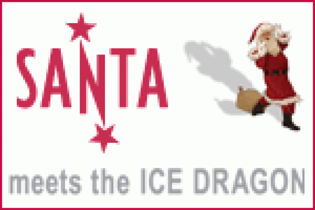 santa meets the ice dragon logo 3420