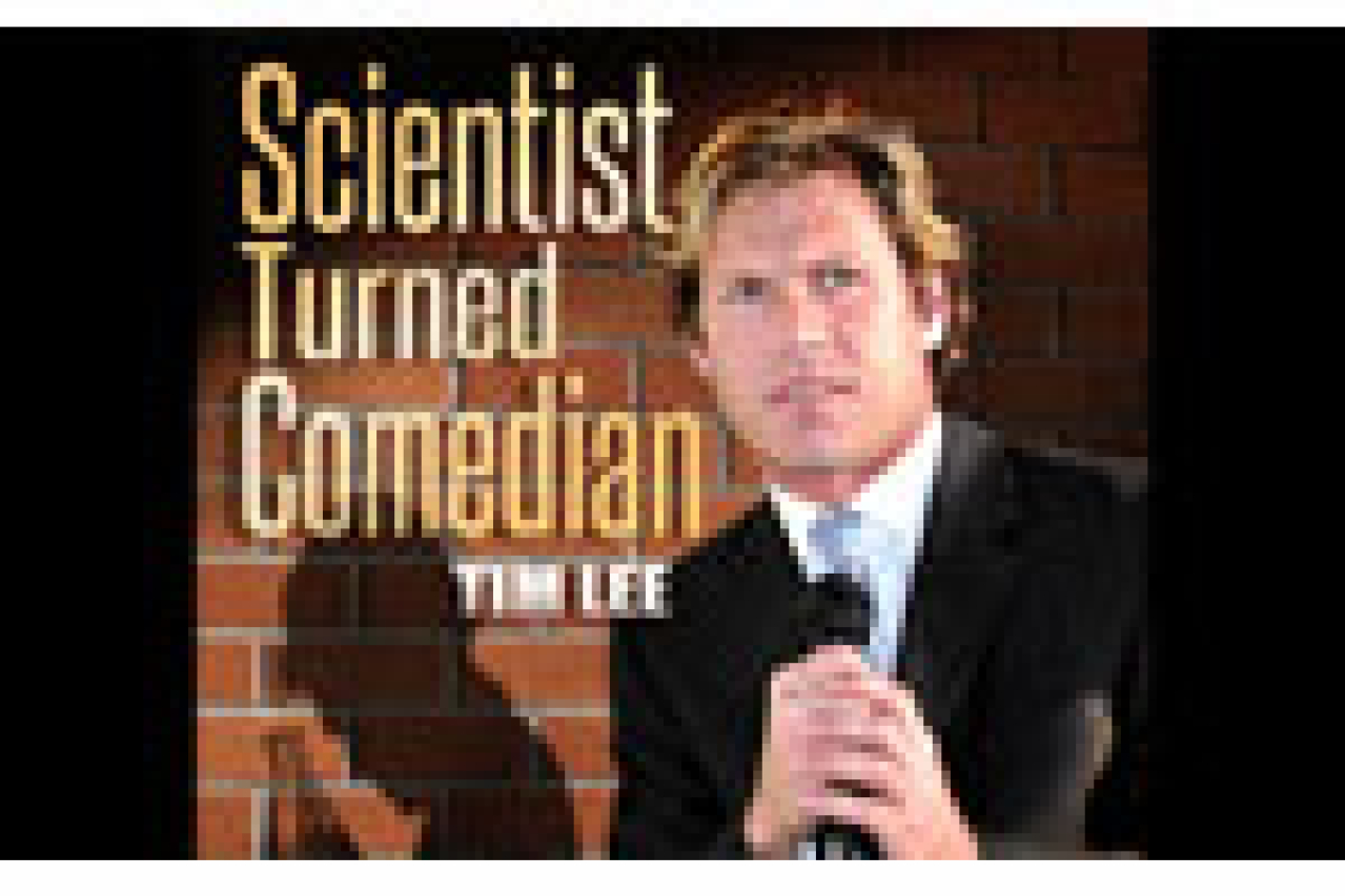 scientist turned comedian tim lee logo 8338