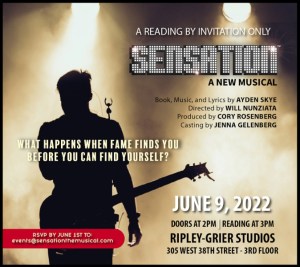 Sensation: A New Musical – Industry Reading
