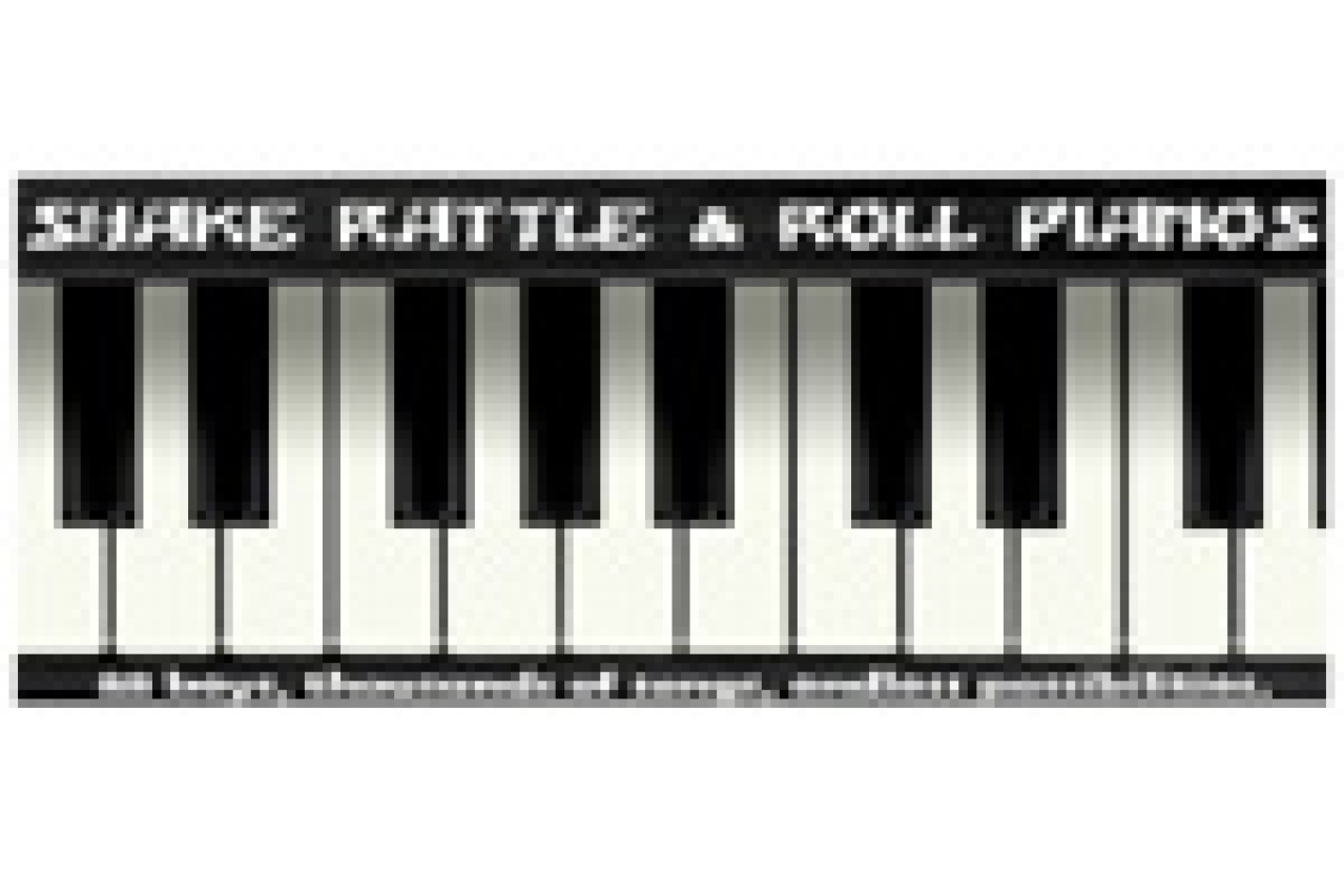 shake rattle roll dueling pianos logo 14099