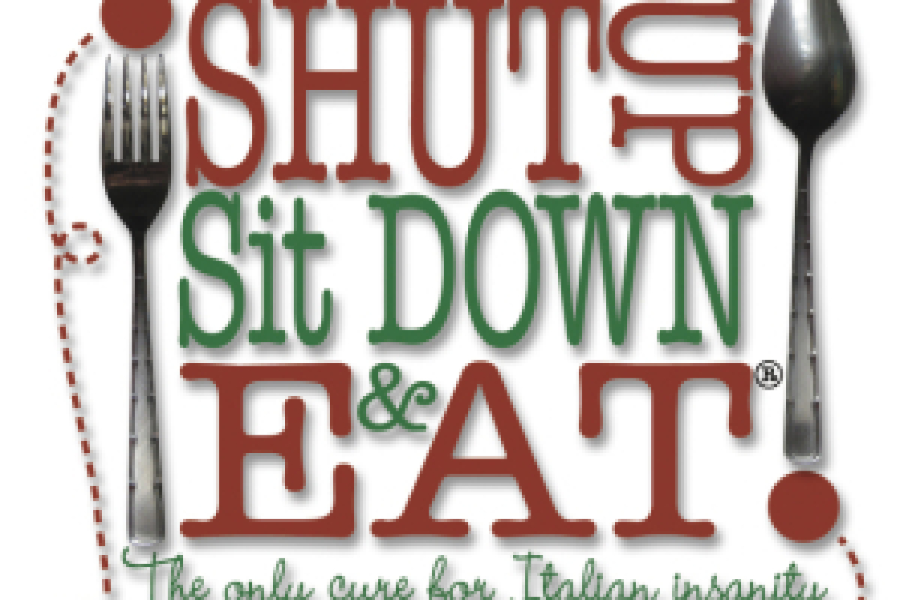 shut up sit down and eat logo 33343