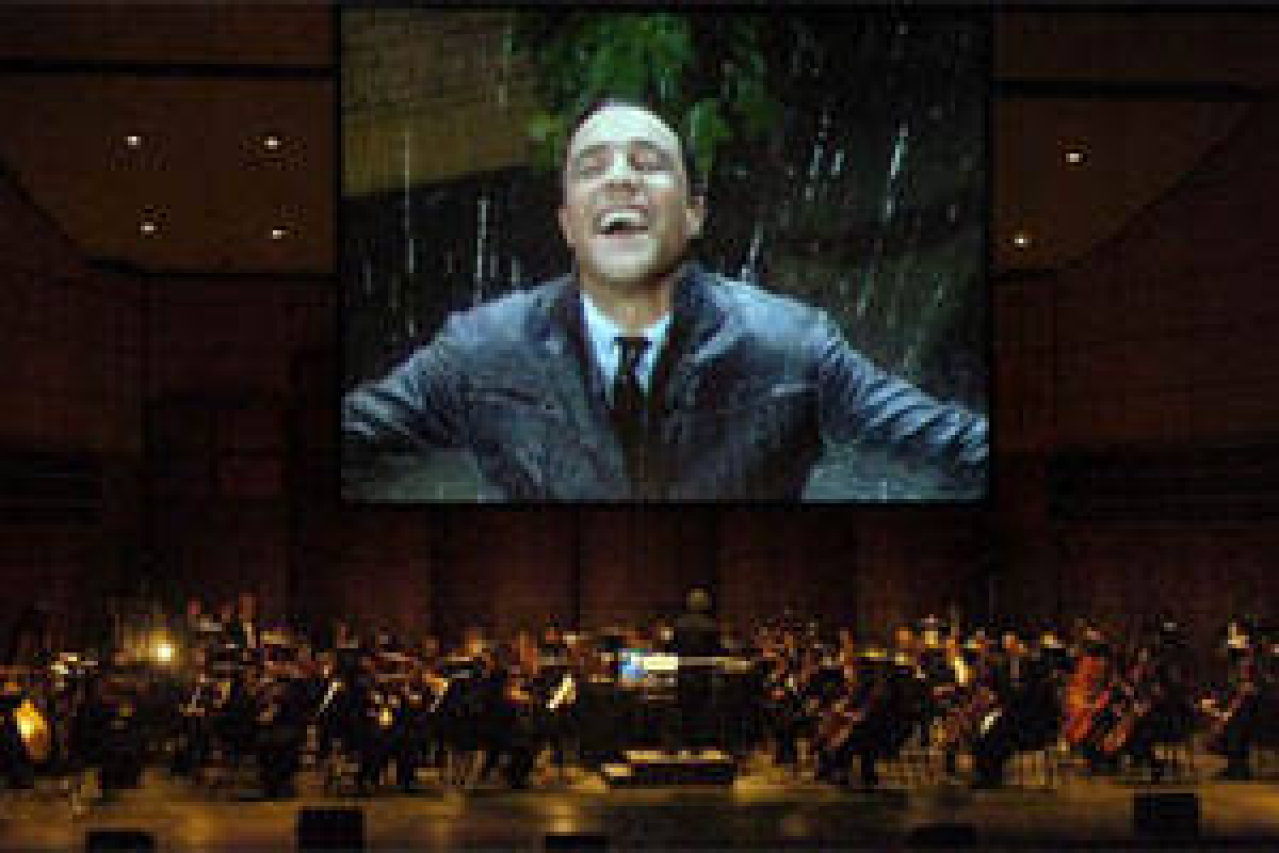 singin in the rain with live orchestral accompaniment logo 44687