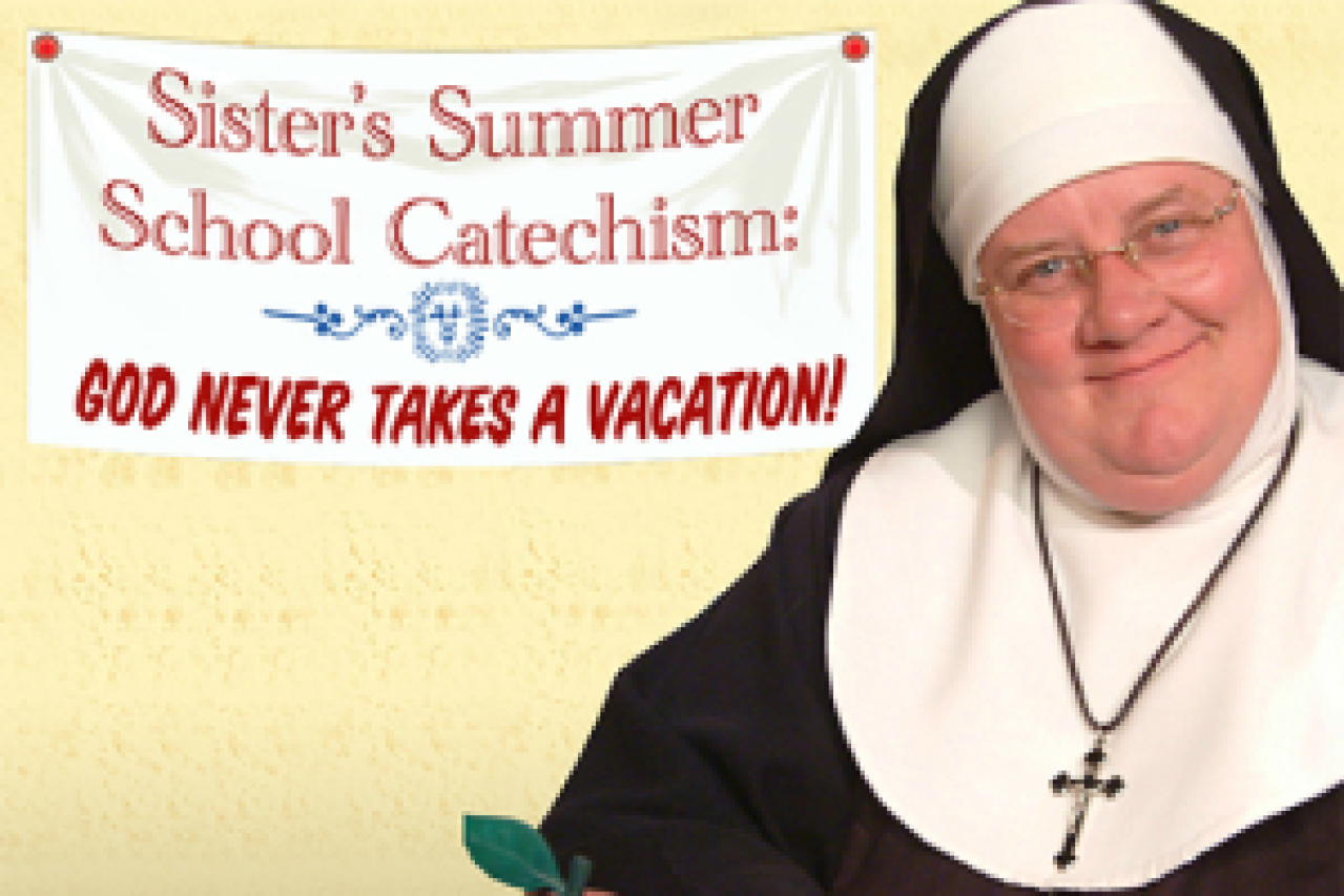 sisters summer school catechism god never takes a vacation logo 48568
