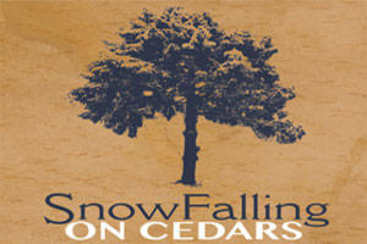 snow falling on cedars logo 34924