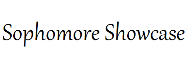 sophomore showcase logo 14637
