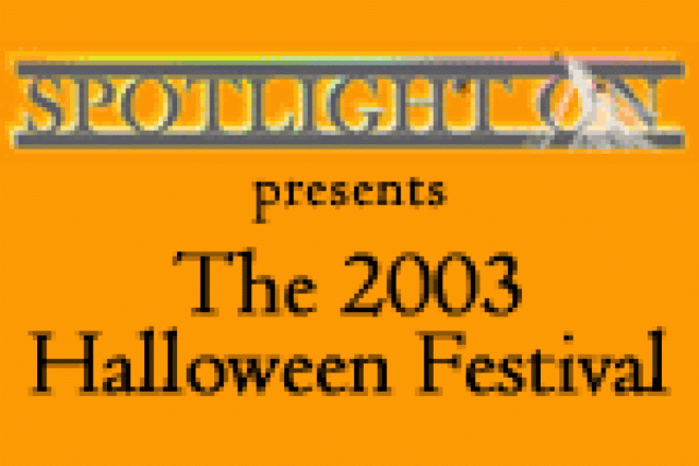 spotlight on halloween festival 2003 logo 2431