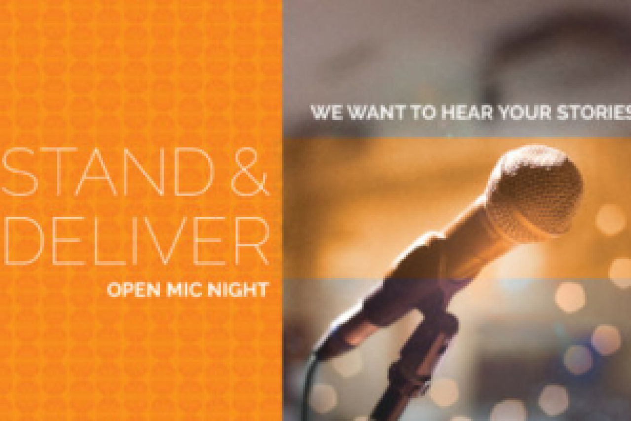 stand deliver open mic night i logo 91420